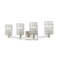 Z-Lite Aubrey 4 Light Vanity, Brushed Nickel & Clear 1931-4V-BN - alternate 5